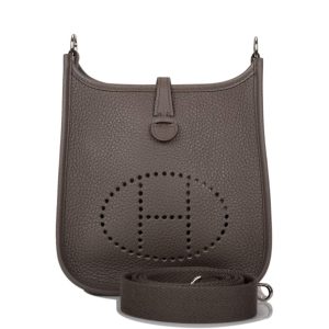 Hermès Evelyne TPM Etain Clemence Palladium Hardware