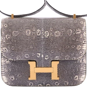 Hermès Constance 18 Ombré Lizard Gold Hardware