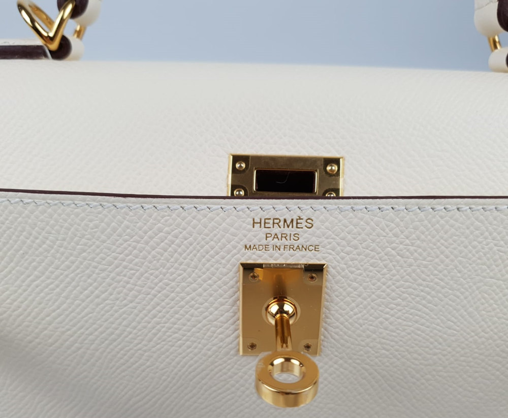 hermes kelly external closure closeup