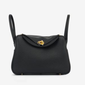 Hermès Lindy 26 Black 89 Clemence