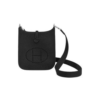 Hermès Evelyne Mini Black 89 Clemence