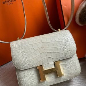 Hermès Constance  18 Beton 8L Alligator Matt 2022 U