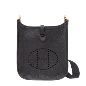 Hermès Evelyne  16 Black 89 Clemence 2023/2024