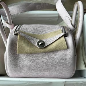 Hermès Lindy  Mini Mauve Pale 09 Clemence B
