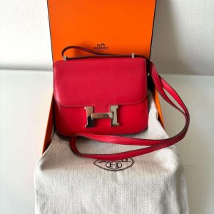 Hermès Constance  18 Rouge Casaque Q5 Box N