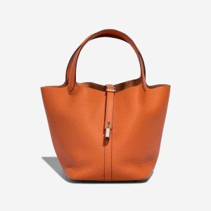 Hermès Picotin  22 Orange Field Clemence 2024 W
