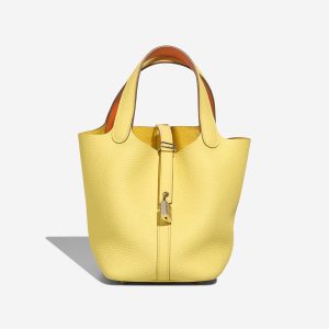 Hermès Picotin  18 Limoncello 0Y, Orange H 93 Clemence 2023 B