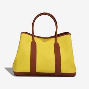 Hermès Garden Party  36 Cuivre  6C, Jaune Citron 9N Negonda, Toile 2022 U