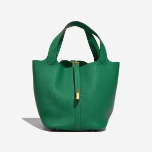 Hermès Picotin  22 Vert Jade O6 Clemence 2022 U