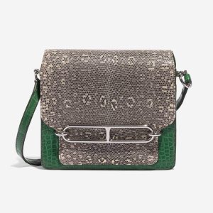 Hermès Roulis  18 Cactus  1L, Ombre 1B Alligator Matt, Lizard 2016 X