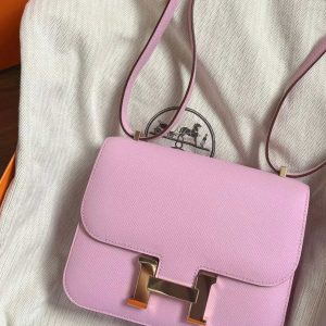 Hermès Constance  18 Mauve Sylvestre X9 Epsom 2022 U