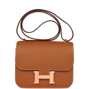 Hermès Constance Mirror 18 Gold 37 Epsom U