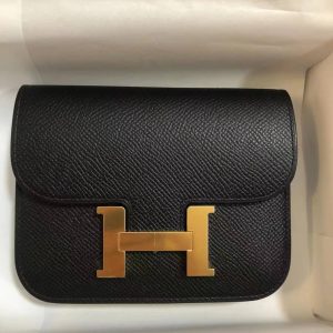 Hermès Constance Slim Black 89 Epsom, Swift 2023 B