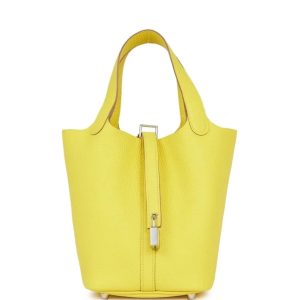 Hermès Picotin  18 Lime 9R Clemence 2024 W