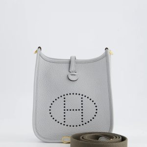 Hermès Evelyne  Mini Blue Pale 5A Clemence 2024 W