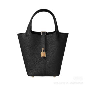 Hermès Picotin  18 Black 89 Clemence 2024 W