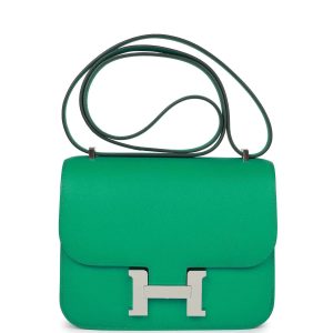 Hermès Constance  18 Vert Jade O6 Epsom 2024 B