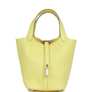 Hermès Picotin  18 Limoncello 0Y Clemence 2023 B