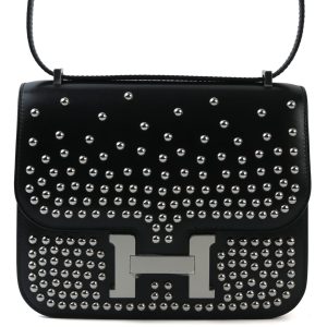 Hermès Constance Clouté 18 Black 89 Box 2024 B