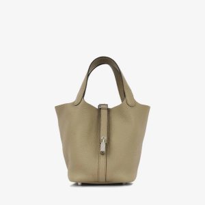 Hermès Picotin  18 Beige Marfa 8Q Clemence 2024 W