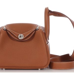 Hermès Lindy  Mini Gold 37 Clemence 2024 B