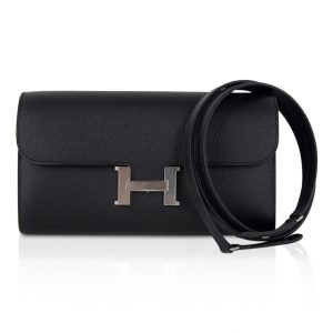 Hermès Constance To Go Black 89 Epsom 2024 W