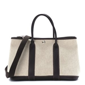 Hermès Garden Party  30 Ecru, Marron Fonce 45 Negonda