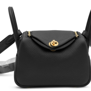 Hermès Lindy  Mini Black 89 Clemence 2024 W