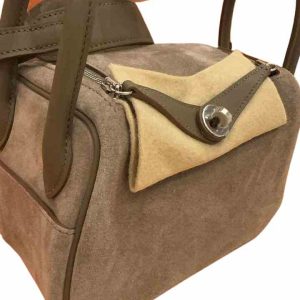 Hermès Lindy  Mini Etoupe  18 Doblis, Swift 2024 W