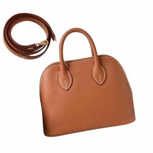 Hermès Bolide  Mini Gold 37 Evercolor 2024 W