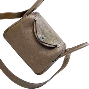 Hermès Lindy  Mini Etoupe  18 Clemence 2021 Z
