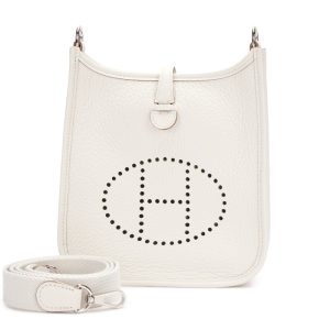 Hermès Evelyne  Mini Gris Pale M4 Clemence 2024 B