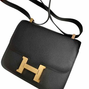 Hermès Constance  24 Black 89 Epsom 2019 D
