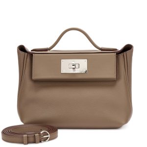 Hermès 24/24  Mini Etoupe  18 Evercolor, Swift 2021 Z