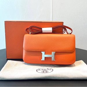 Hermès Constance Elan Orange H 93 Epsom 2013 Q