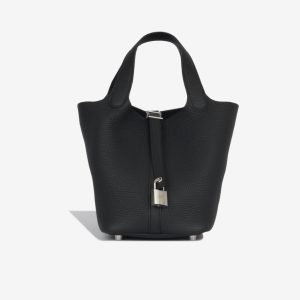 Hermès Picotin  18 Black 89 Clemence 2024 W