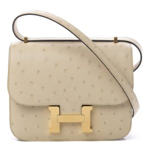 Hermès Constance  18 Parchemin 3C Ostrich 2021 Z