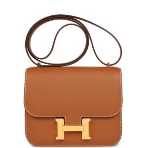 Hermès Constance  Gold 37 Epsom 2020 Y