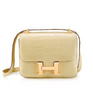 Hermès Constance  18 Vanille Y1 Alligator Matt 2023 W