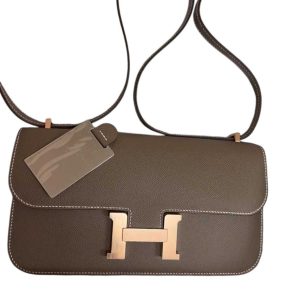 Hermès Constance Elan & Mirror Gris Elephant 8C Epsom 2024 W