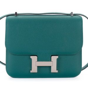 Hermès Constance  18 Vert Jade O6 Epsom 2023 B