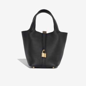 Hermès Picotin  18 Black 89 Clemence 2023 B