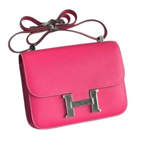 Hermès Constance  24 Rose Tyrien E5 Epsom 2014 R