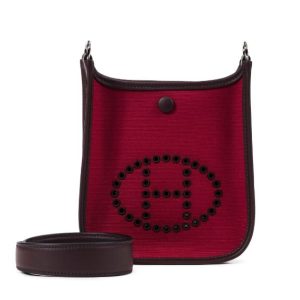 Hermès Evelyne  Mini Rouge H 55, Rouge Ruby B5 Swift 2024 W