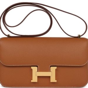 Hermès Constance Elan Gold 37 Epsom 2024 W