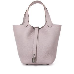 Hermès Picotin  18 Mauve Pale 09 Clemence 2021 Z
