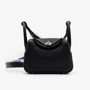 Hermès Lindy Verso 26 Black 89 Clemence 2018 C