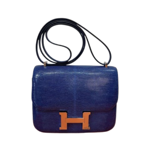 Hermès Constance  18 Blue Saphir T7 Lizard 2018 C