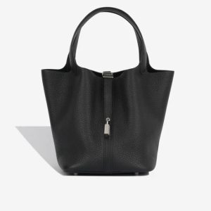 Hermès Picotin  22 Black 89 Clemence 2024 W