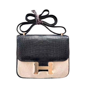 Hermès Constance  18 Black 89 Alligator Matt 2024 B